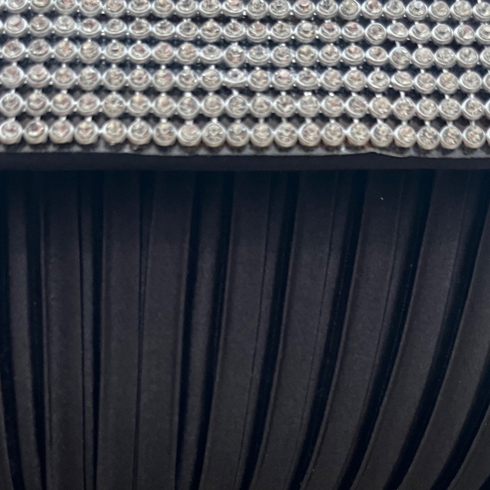Sasha Black and Silver Clutch - Picture 2 of 4